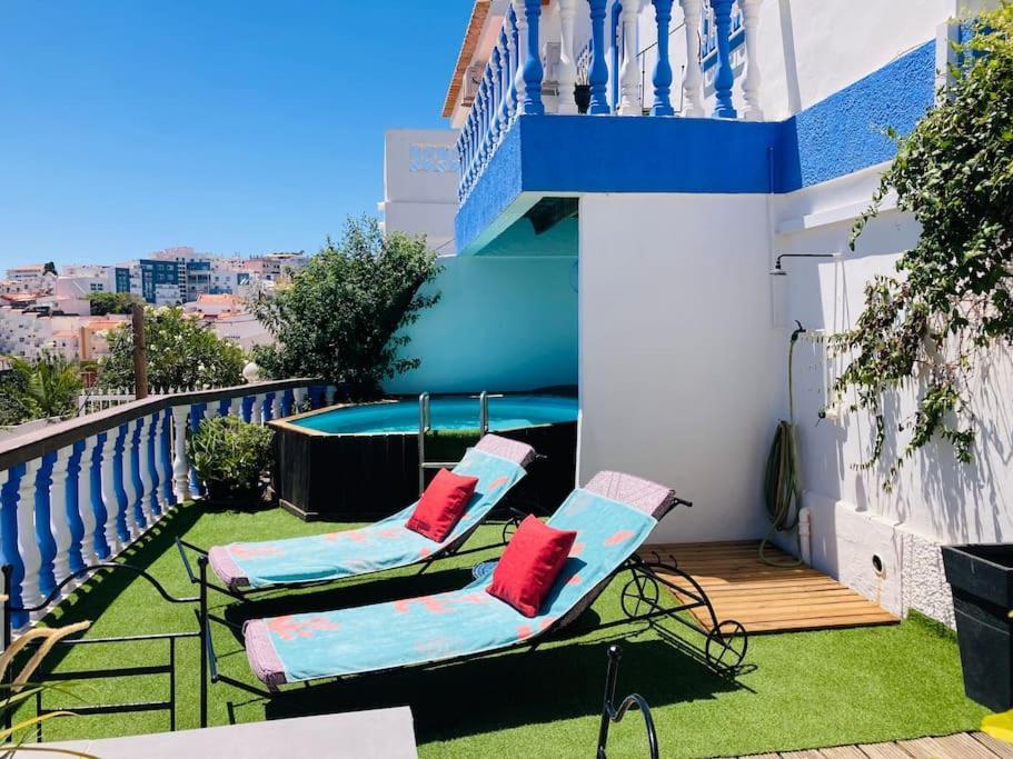 Villa 2Bdr With Sea View, Private Pool Albufeira Buitenkant foto